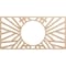 Ekena Millwork Hoover Wood Fretwork Pierced Ceiling Medallion, Alder, 28"W x 14"H x 10 3/8"ID x 1/4"T CMWP28X14X0250HOAL - alternate 1